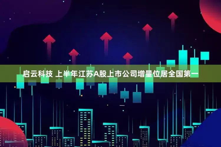 启云科技 上半年江苏A股上市公司增量位居全国第一
